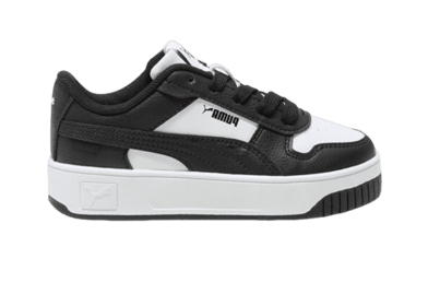 PUMA Carina Street Sneakers in White/Black (PS)
