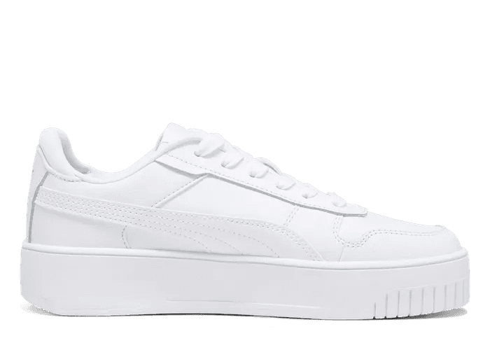 PUMA Carina Street Sneakers in White/Gold (GS)
