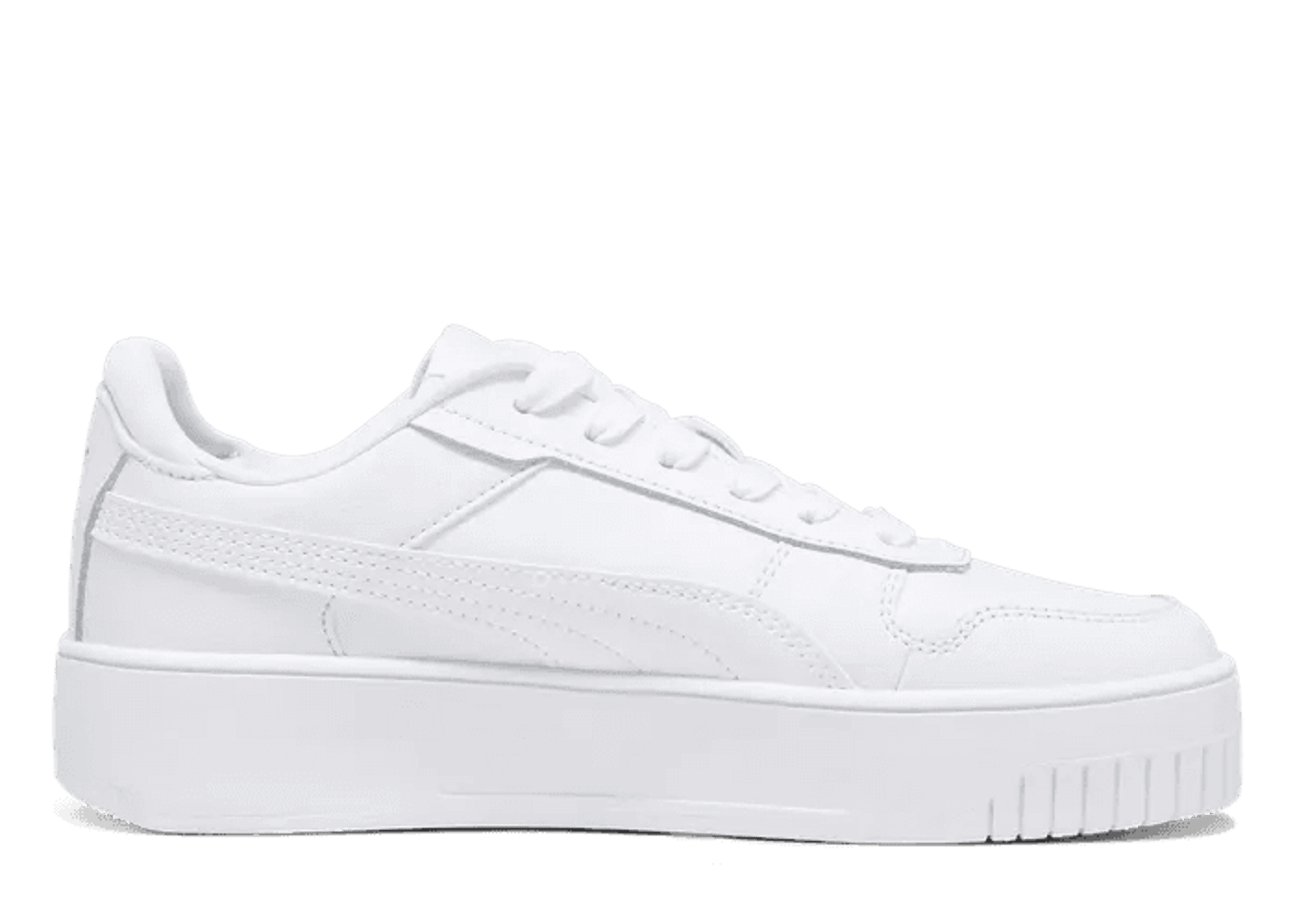 PUMA Carina Street Sneakers in White/Gold (GS)