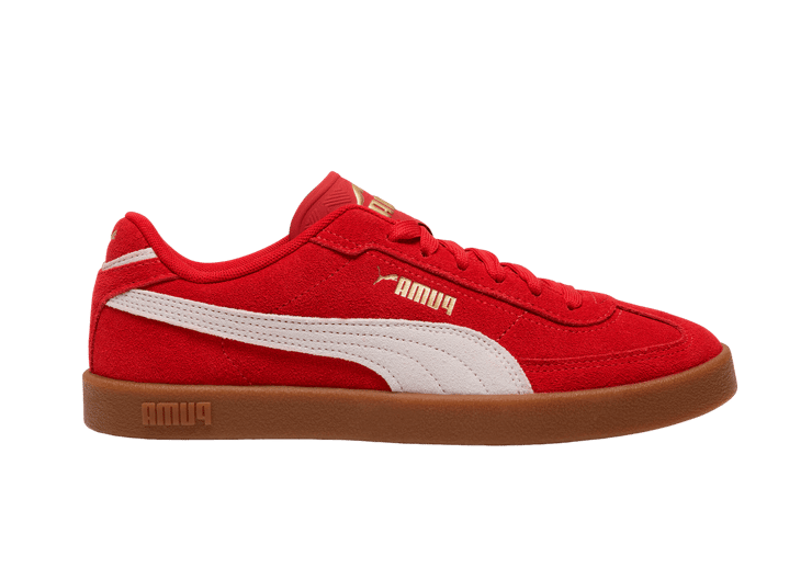 PUMA Club II Era Suede Sneakers in Red