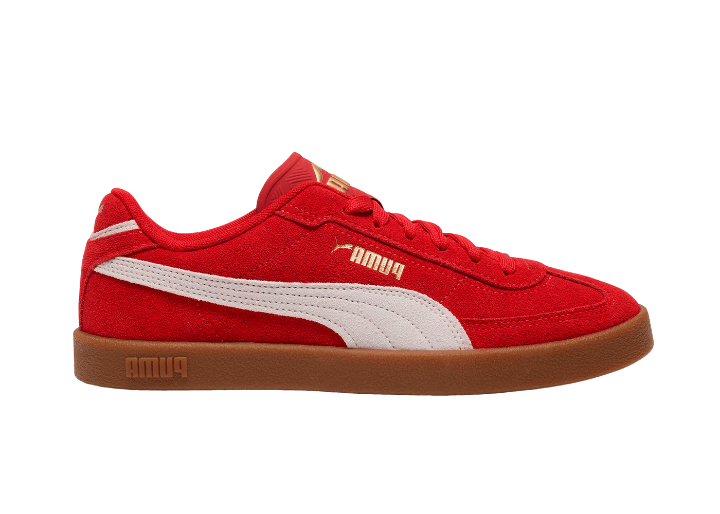 PUMA Club II Era Suede Sneakers in Red