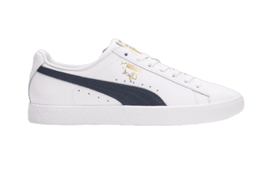 PUMA Clyde Core Foil Sneakers in Dark Blue