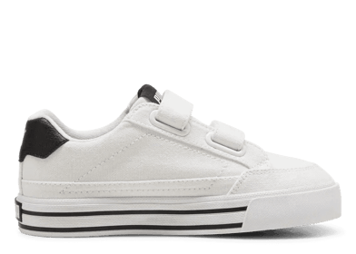PUMA Court Classic Vulc Formstrip Sneakers in White/Black (PS)