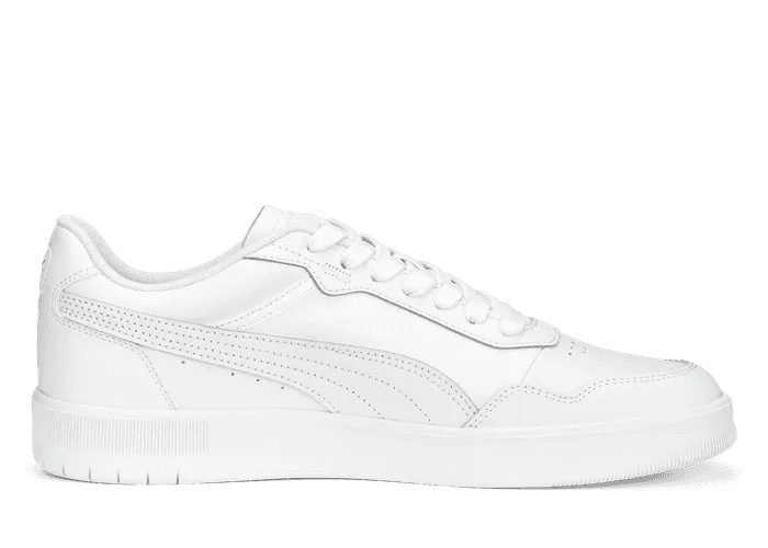 PUMA Court Ultra Sneakers in White/Silver