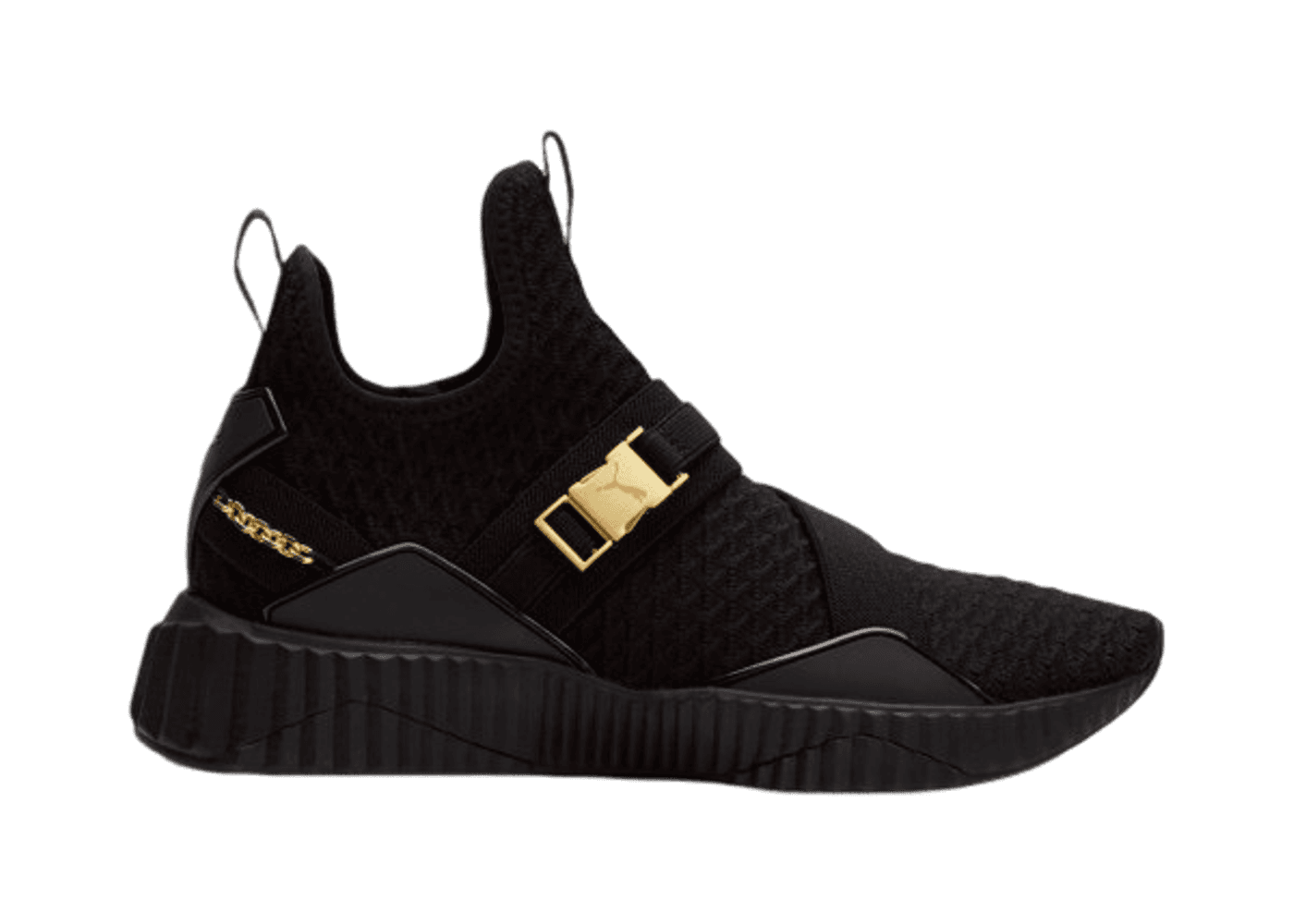 PUMA Defy Mid Training in Black/Gold
