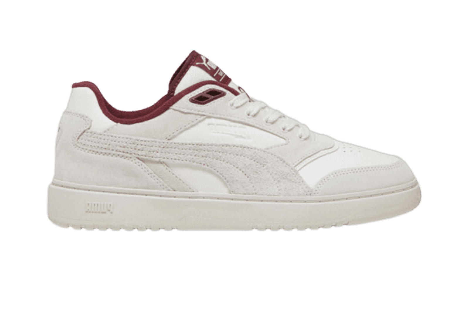 PUMA Doublecourt PRM Sneakers in Warm White/Dark Jasper