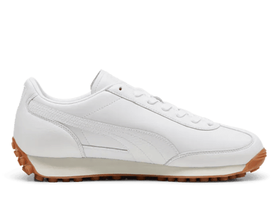 PUMA Easy Rider Leather Sneakers in White/Frosted Ivory