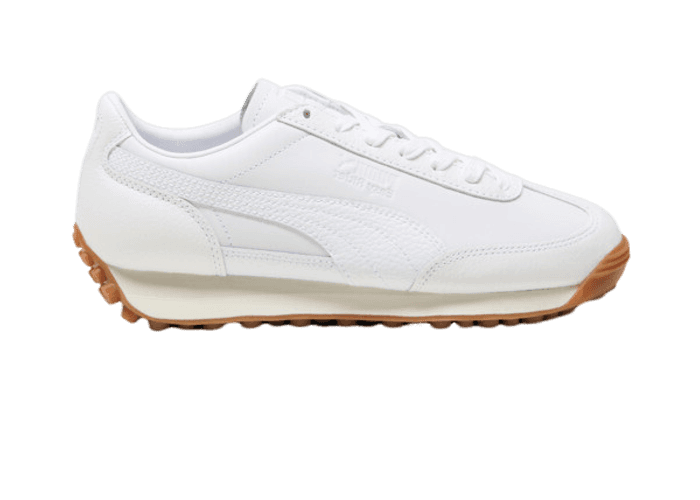 PUMA Easy Rider Leather Sneakers in White/Frosted Ivory