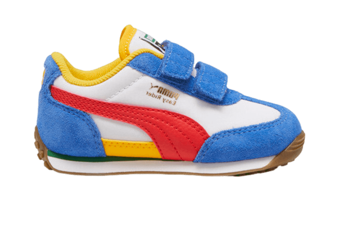 PUMA Easy Rider s' Sneakers in White/Red (TD)