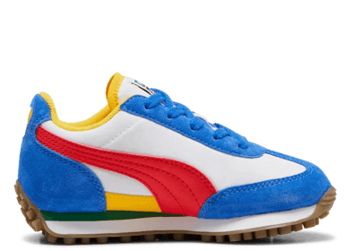 PUMA Easy Rider Sneakers in White/Red (PS)