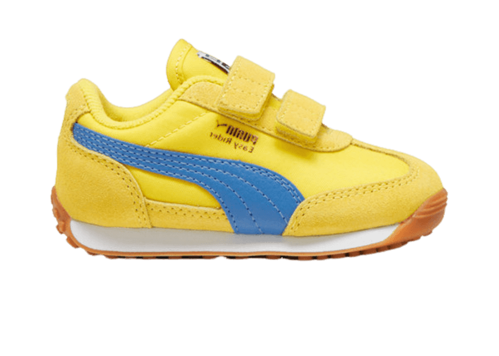 PUMA Easy Rider Vintage s' Sneakers in Speed Yellow/Bluemazing/Gold (TD)