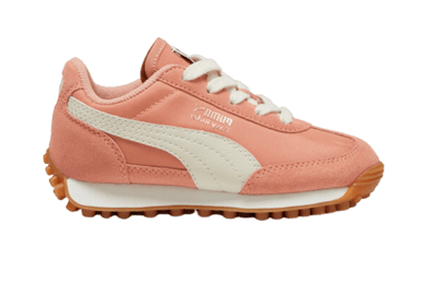 PUMA Easy Rider Vintage Sneakers in Deeva Peach/Alpine Snow/Gold (PS)