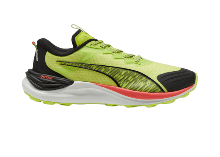 PUMA Electrify NITROâ¢ Trail in Lime Pow/Black/Active Red