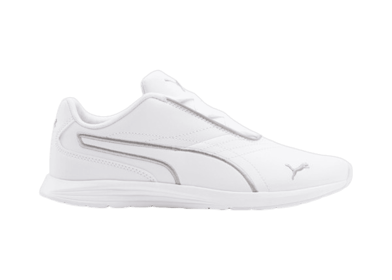 PUMA Ella Lace Up in White/Silver