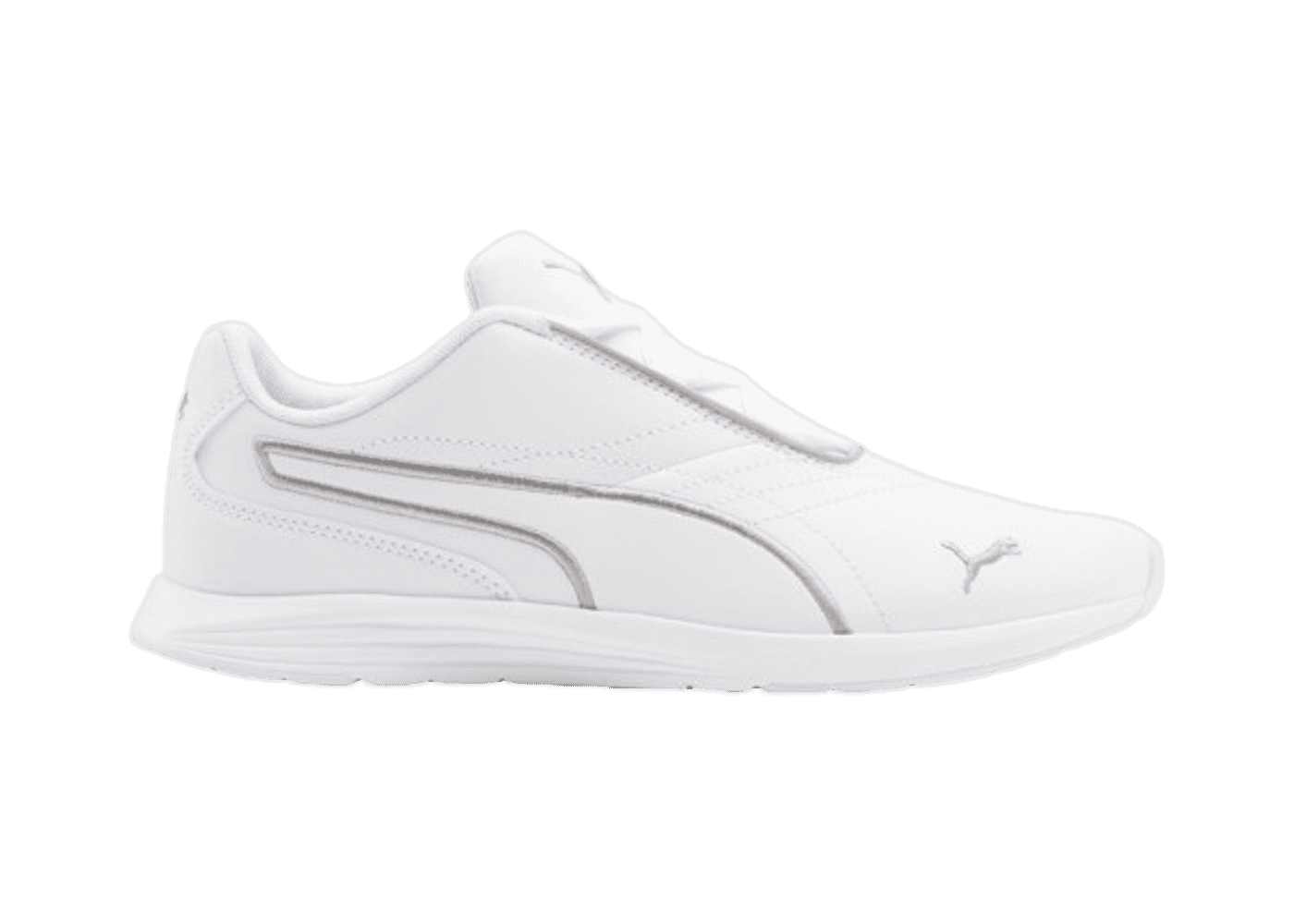 PUMA Ella Lace Up in White/Silver