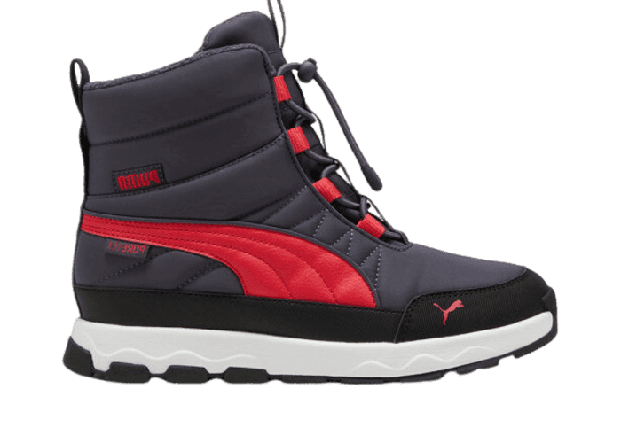 PUMA Evolve Puretex Boots in Galactic Grey/Tart Cherry/Black (GS)