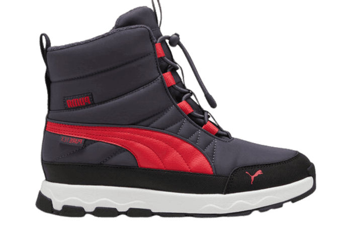 PUMA Evolve Puretex Boots in Galactic Grey/Tart Cherry/Black (GS)