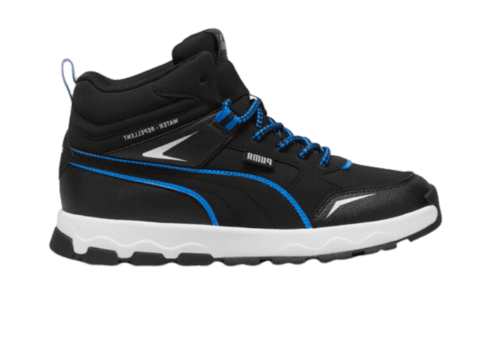 PUMA Evolve Trail Sneakers in Black/Hyperlink Blue (GS)