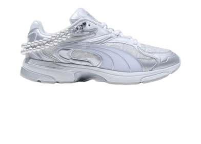 PUMA Extos Feminine Pack Sneakers in Silver/White