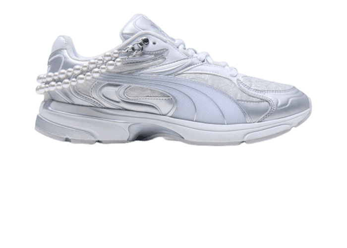PUMA Extos Feminine Pack Sneakers in Silver/White