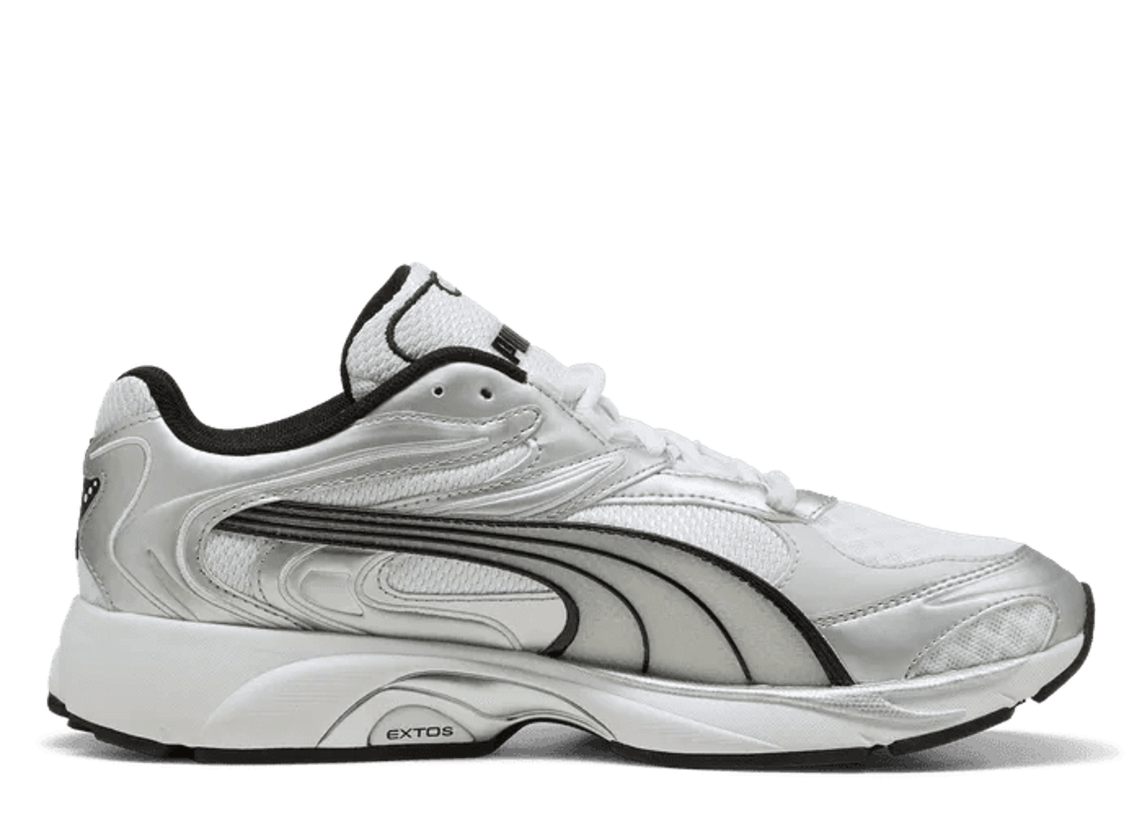 PUMA Extos Millennium Sneakers in White/Silver