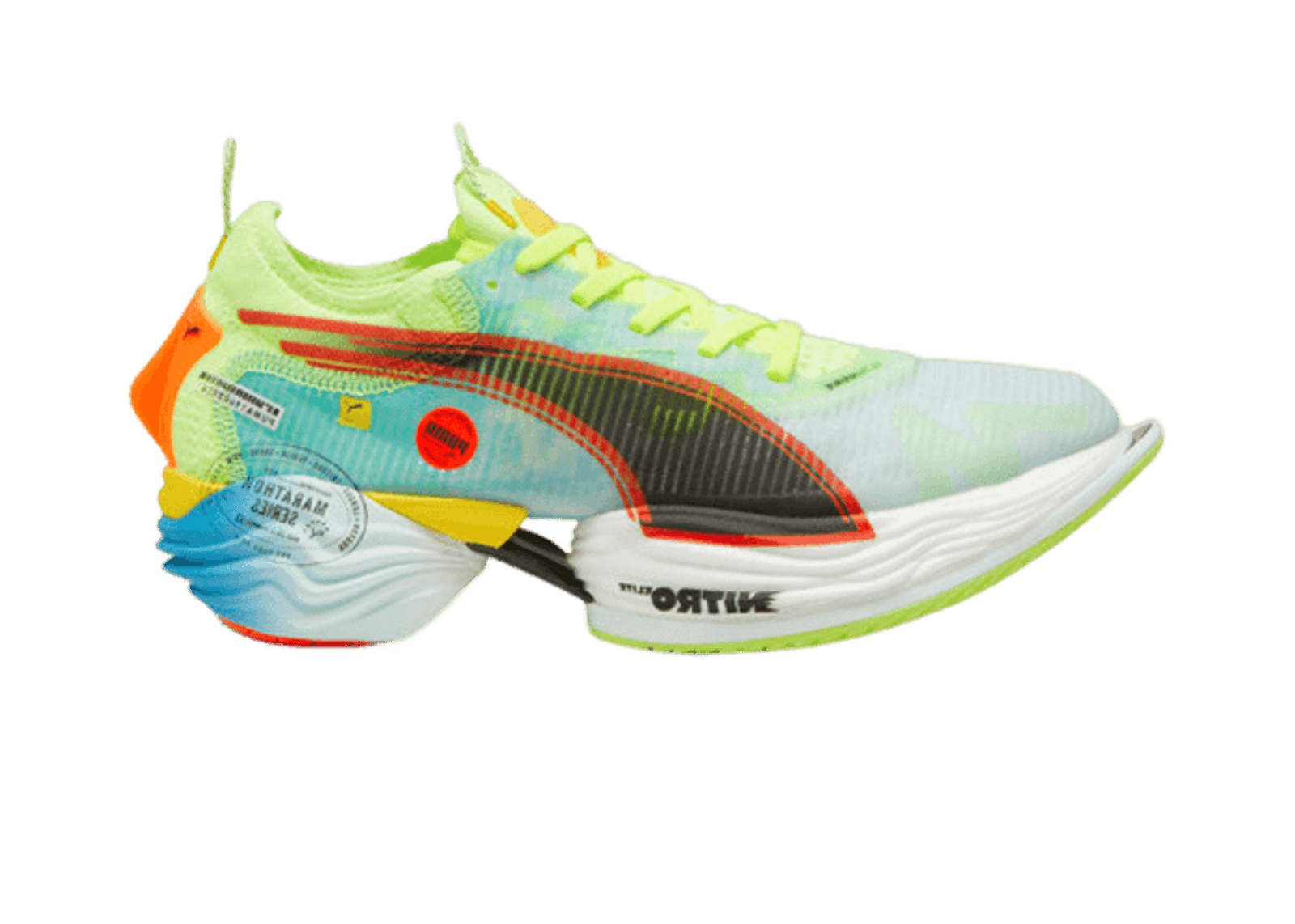 PUMA FAST-R NITRO⢠Elite 2 Marathon Series in Nitro Blue/Fizzy Apple/Speed Blue