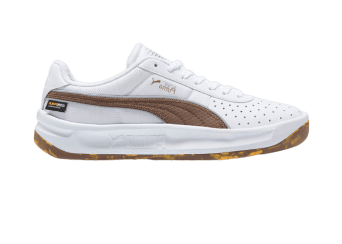 PUMA GV Special NYC Long Run Cordura Sneakers in White/Haute Coffee/Silver