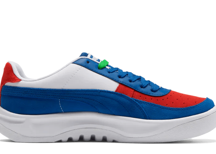 PUMA GV Special + Primary Sneakers in Galaxy Blue/White/High Risk Red