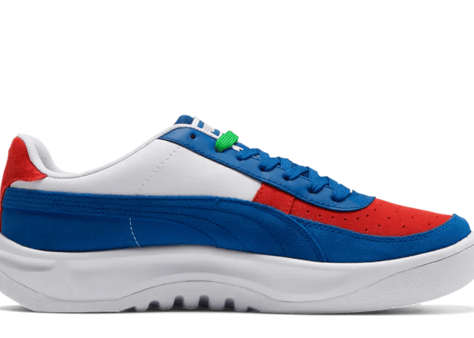PUMA GV Special + Primary Sneakers in Galaxy Blue/White/High Risk Red