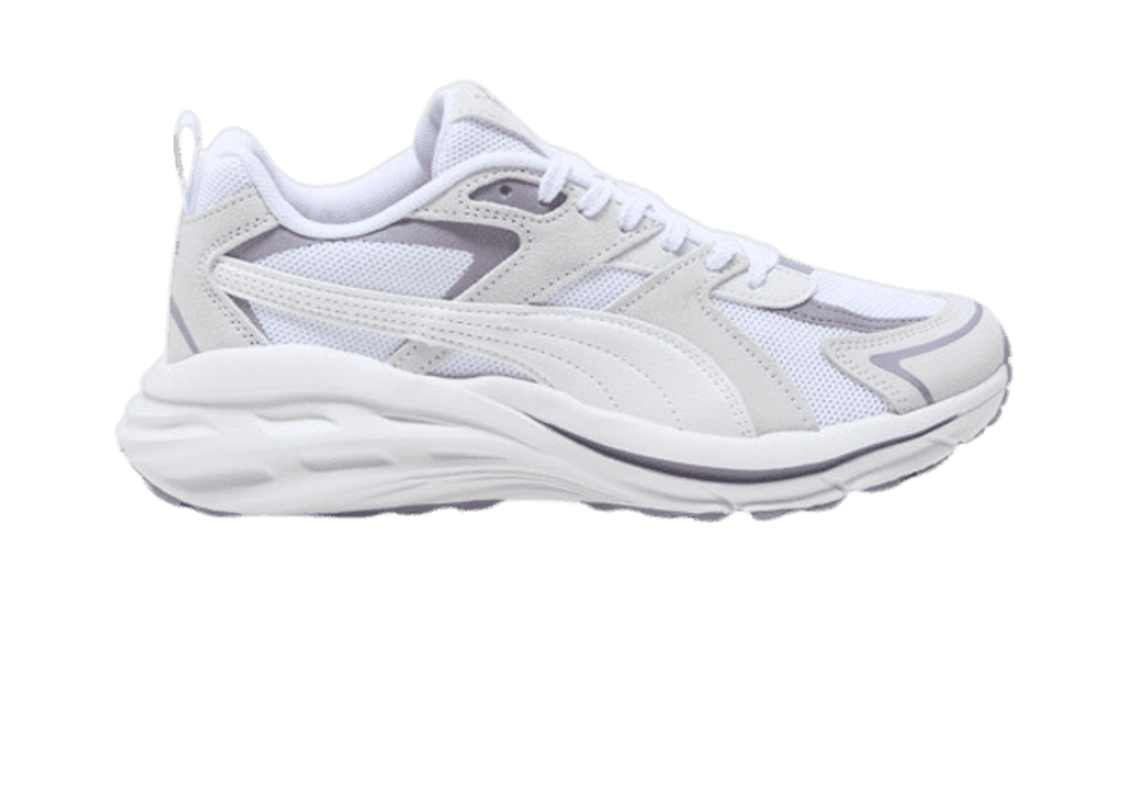 PUMA Hypnotic LS Sneakers in Silver Mist/White/Pale Plum