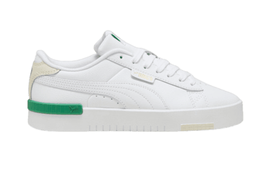 PUMA Jada Renew Sneakers in White/Gold/Archive Green