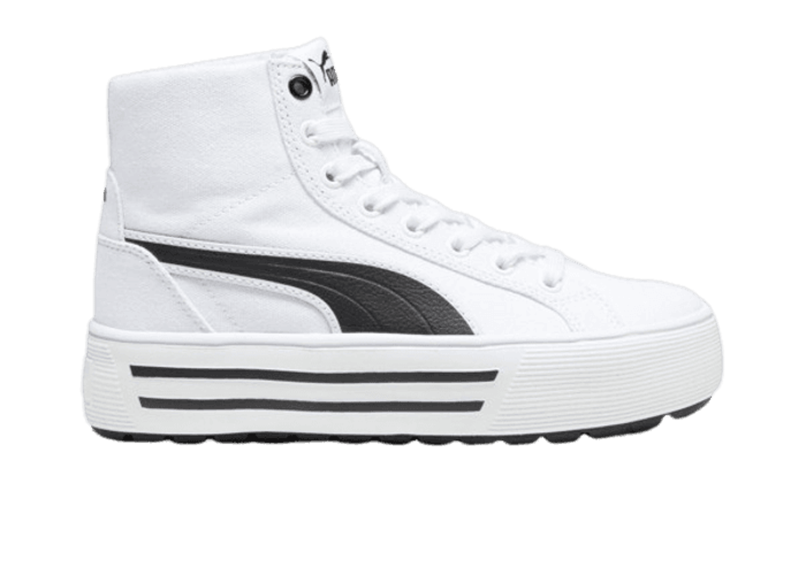 PUMA Kaia 2.0 Mid Sneakers in White/Black (PS)
