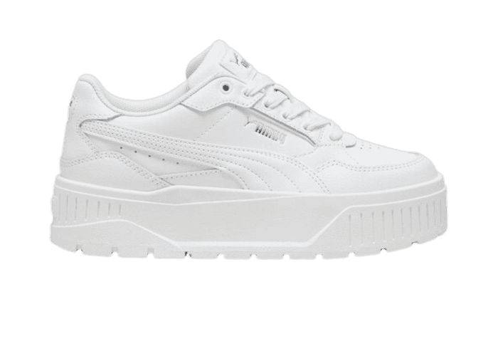 PUMA Karmen II IDOL Sneakers in White/Silver (GS)