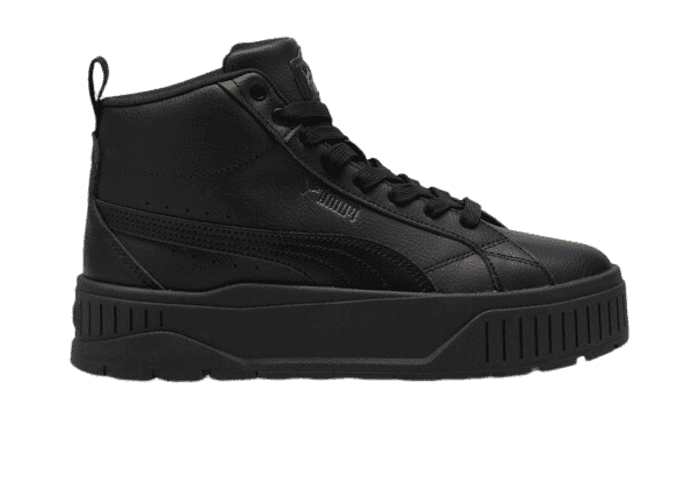 PUMA Karmen II Mid Sneakers in Black/Gold