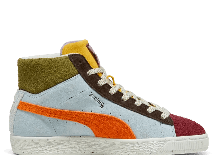 Puma lemlem x Suede Mid 'Icy Blue Cayenne Pepper' (W) - 396629-01