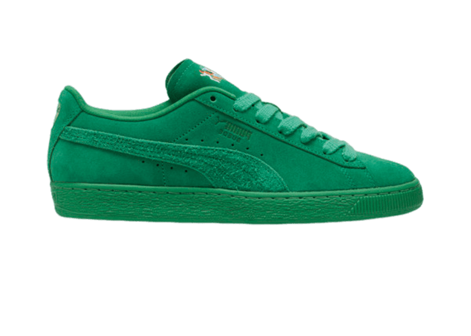 PUMA LOVE MARATHON Suede Sneakers in Meadow/Meadow