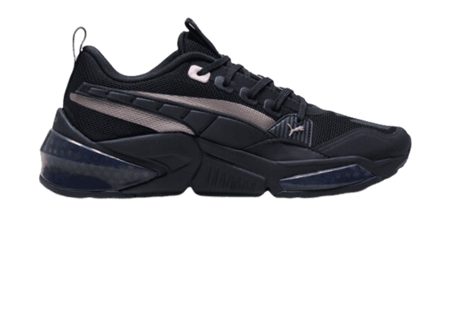 PUMA LQDCELL Optic Evo Sneakers in Black/Rose Gold