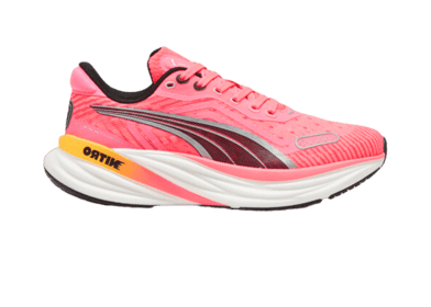 PUMA Magnify NITROâ¢ Tech 2 in Sunset Glow/White/Sun Stream
