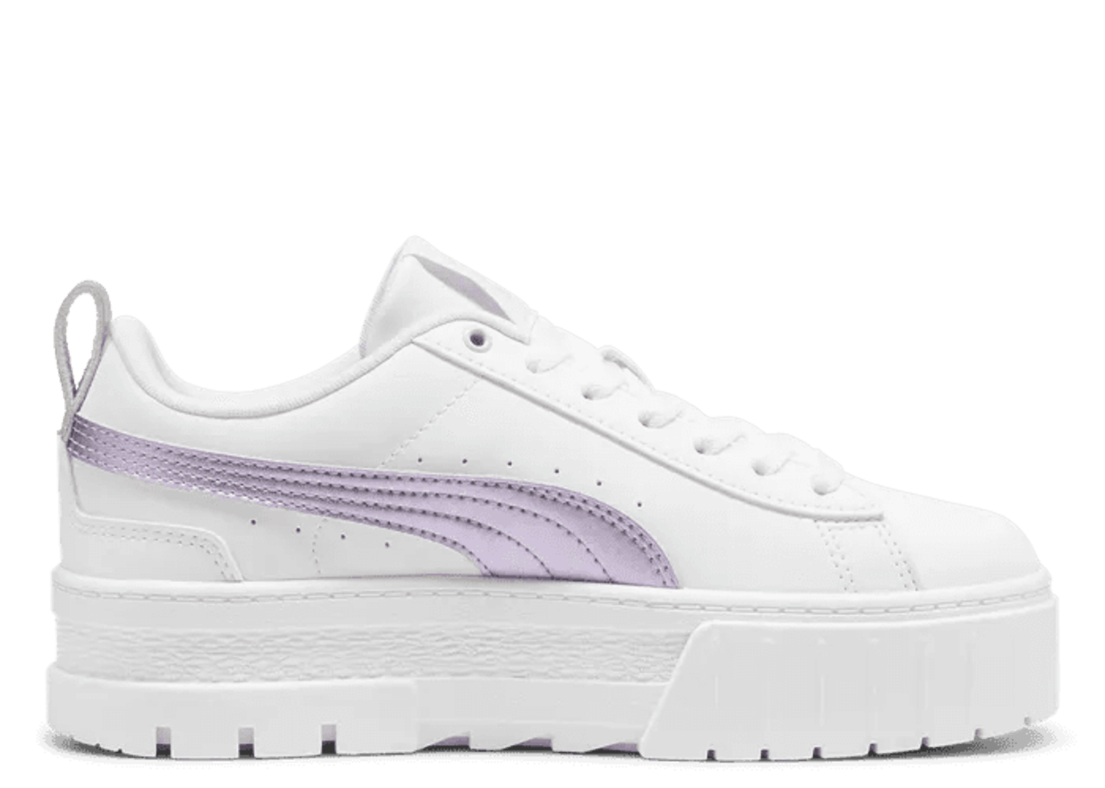 PUMA Mayze Glow-Up Sneakers in White/Feather Grey - 398384-02 Release Info