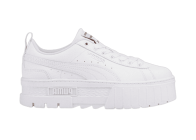 Puma Mayze Leather Jr 'White Team Gold'