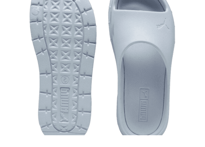 PUMA Mayze Stack Injex Sandals in Silver Mist