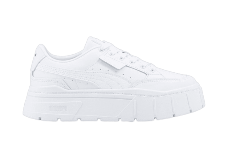 Puma Mayze Stack Leather 'Triple White' (W) - 384412-01 Release Info