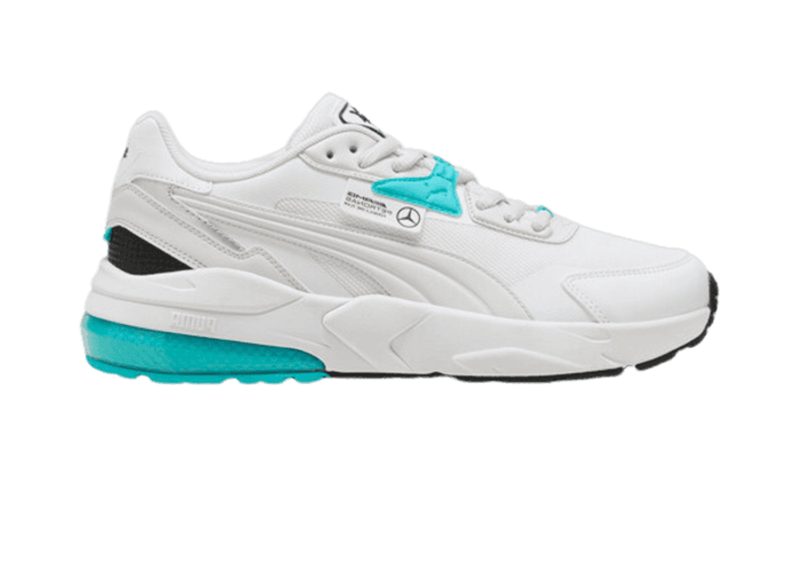 PUMA Mercedes-AMG Petronas F1 Vis2K Sneakers in White/Feather Grey