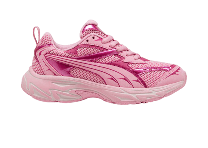 PUMA Morphic Mystery Garden Sneakers in Mauved Out/Magenta Gleam (GS)