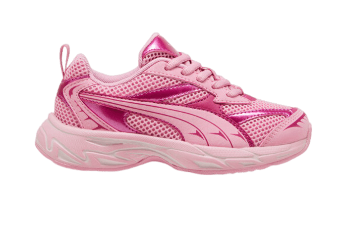 PUMA Morphic Mystery Garden Sneakers in Mauved Out/Magenta Gleam (PS) (GS)