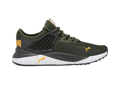 PUMA Pacer Future Sneakers in Myrtle/Black/Orange Glo