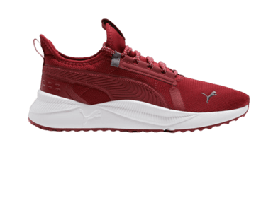 PUMA Pacer Future Street Speckle Sneakers in Intense Red/Intense Red/Galactic Grey