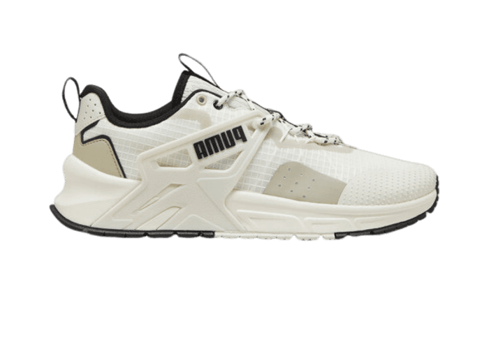 PUMA Pacer+ Trail Sneakers in Warm White/Black/Vapor Grey - 397669