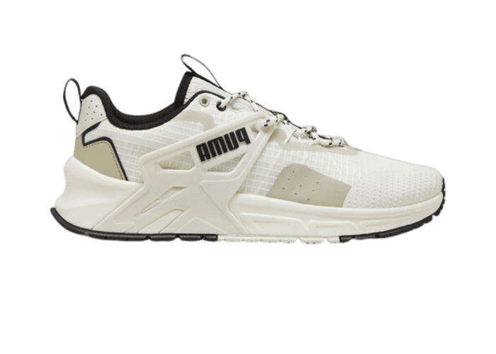 PUMA Pacer+ Trail Sneakers in Warm White/Black/Vapor Grey