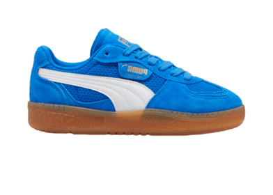 PUMA Palermo LaModa Vintage Sneakers in Hyperlink Blue/Gum